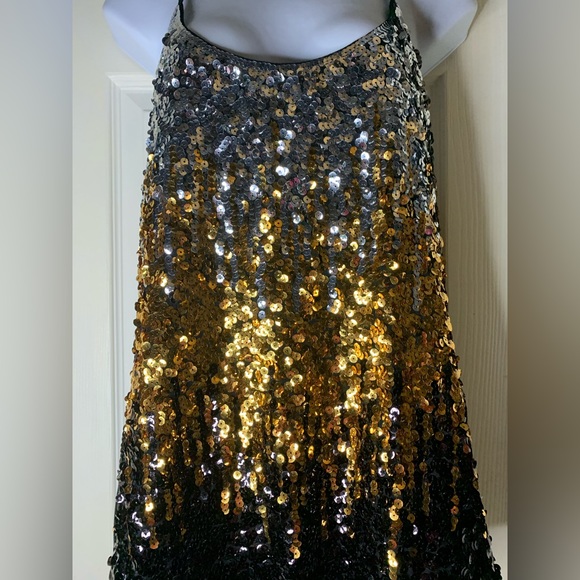 maner Tops - WOMAN SEQUIN SPARKLY TANK TOP